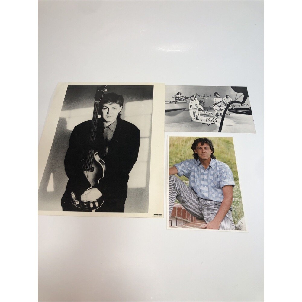 Paul McCartney Memorabilia 3pcs Set